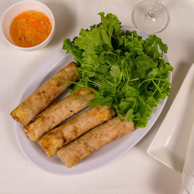 Crispy Imperial Rolls.