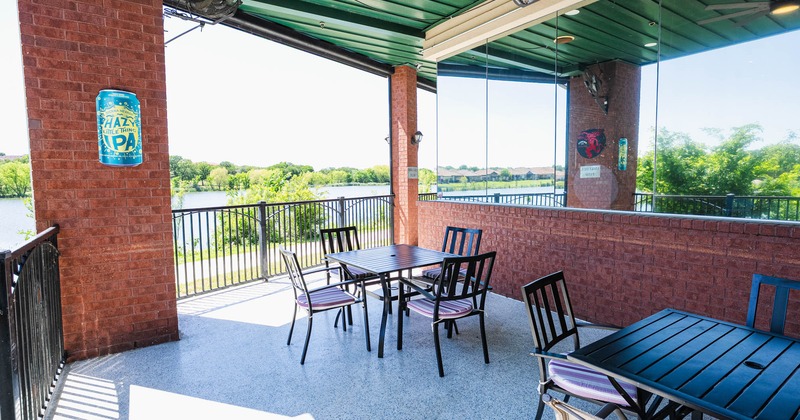 Exterior seating area