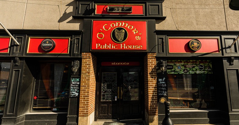 Exterior, front entrance