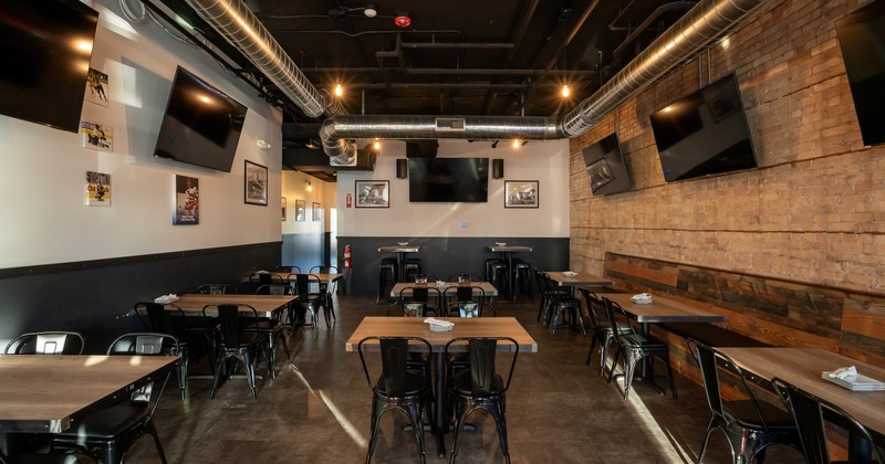 Diner area, wide view