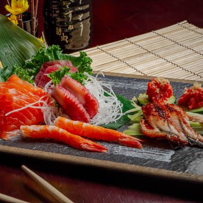 Sashimi dish.