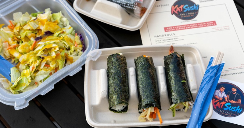 Seaweed wrapped hadrolls