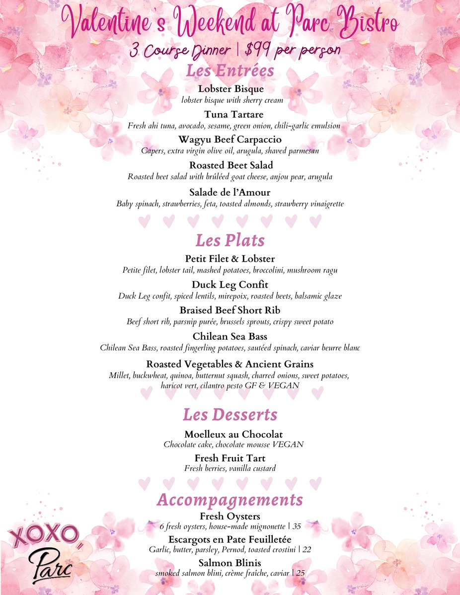 Special Valentine's Day Menu event photo