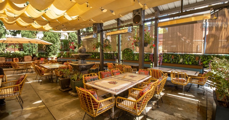 Exterior seating area