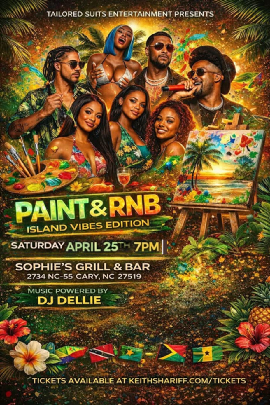 Paint and R and B with Keith event photo