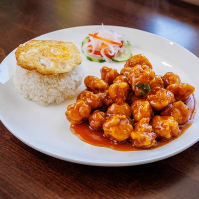 General Tso’s Chicken.