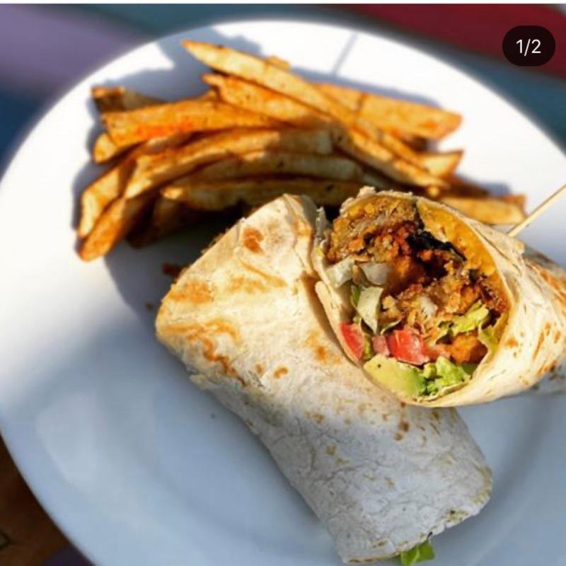 lemon pepper wrap meal photo