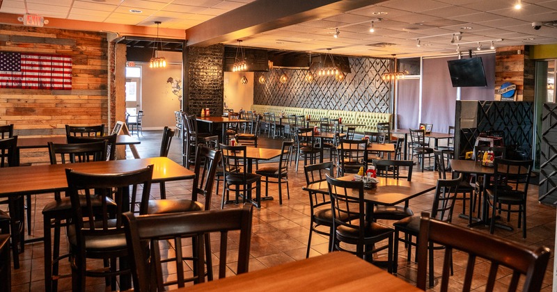 Interior, seating area