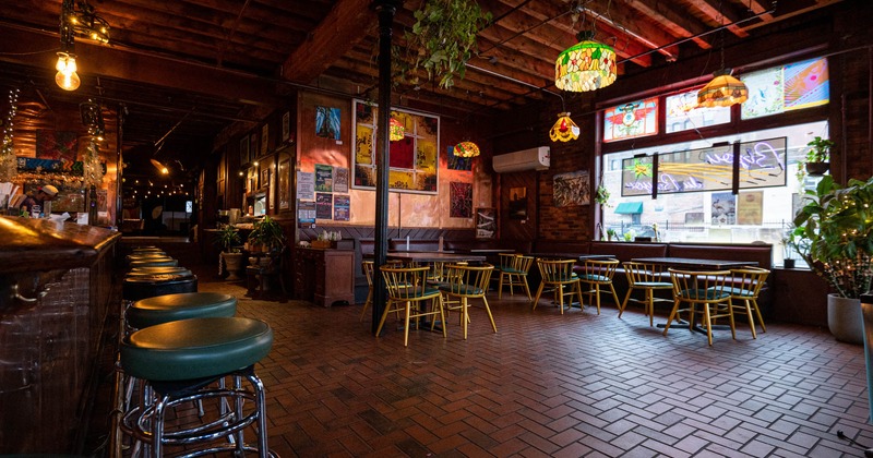 Interior, dining area