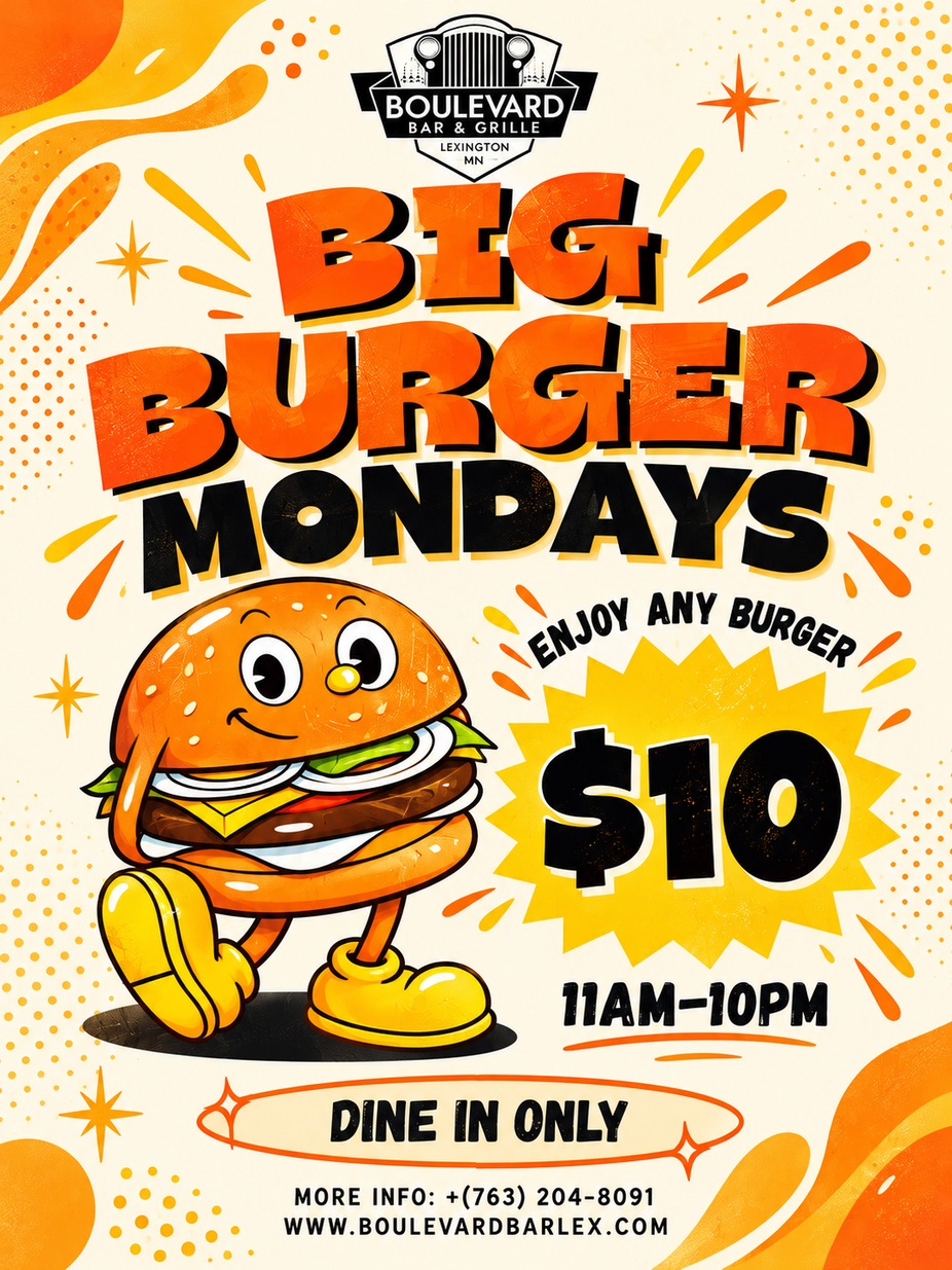 BIG BURGER MONDAY! event photo