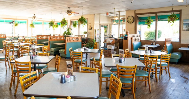 Interior, dining area