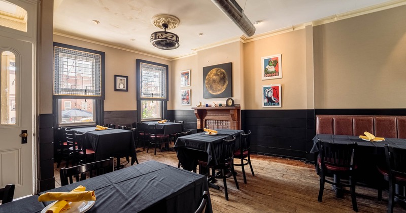 Interior, dining area