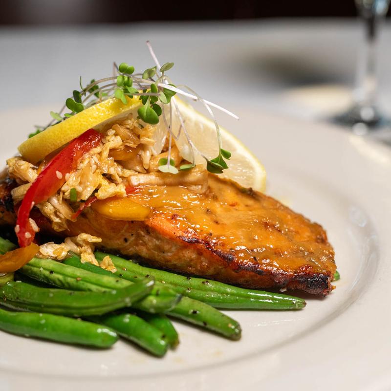 Bourbon Glazed Salmon photo