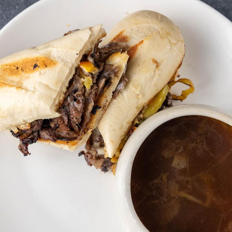 Shaved Prime Rib French Dip photo