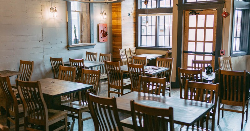 Interior, dining area