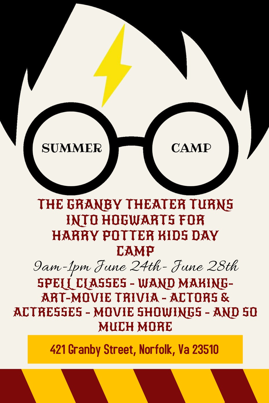 Kid's Harry Potter Summer Camp event photo