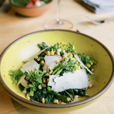 Sprouting Brassicas appetizer.