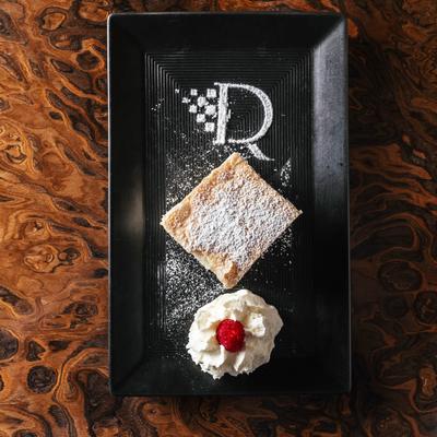 Puff pastry with vanilla custard crème.