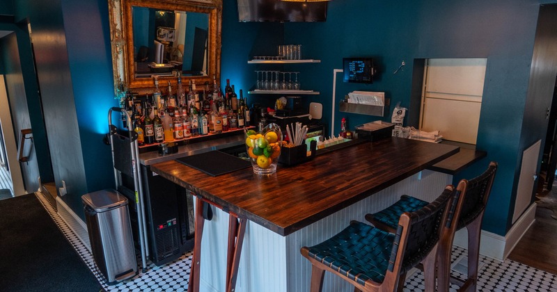 Interior, bar area