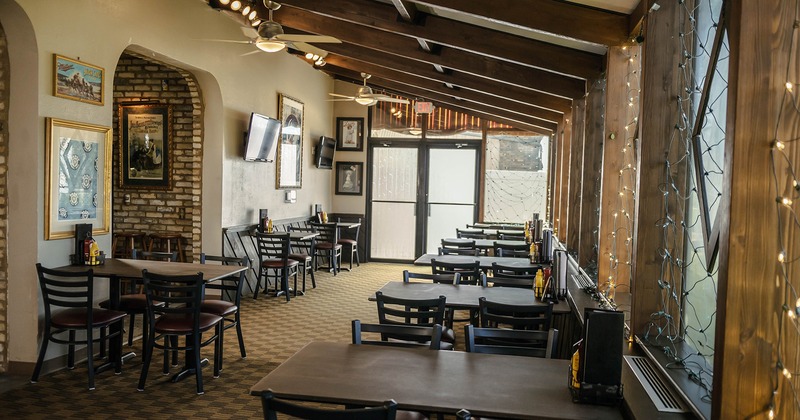 Restaurant interior, dining area