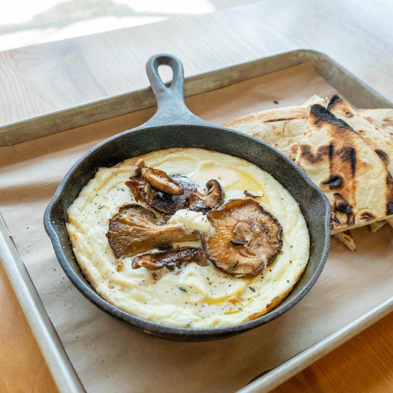 menu item 1 of 20, Warm Mushroom & Truffle Whipped Ricotta