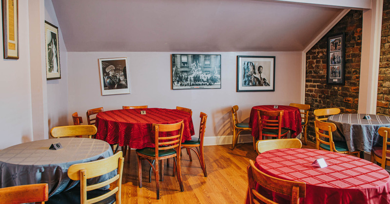 Tables ready for guests