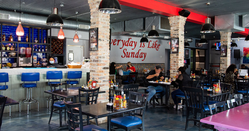 Interior, main seating area