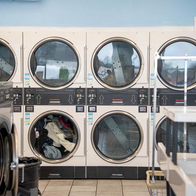Stacked laundromats.