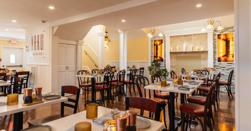 Interior, dining area