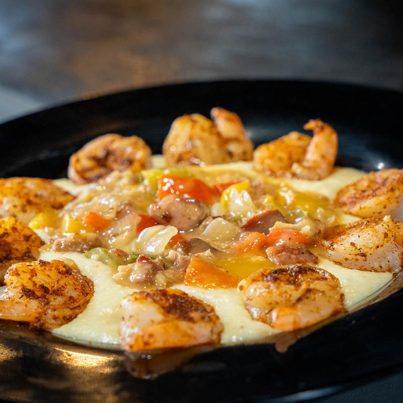 menu item 43 of 59, Shrimp & Grits (GF)