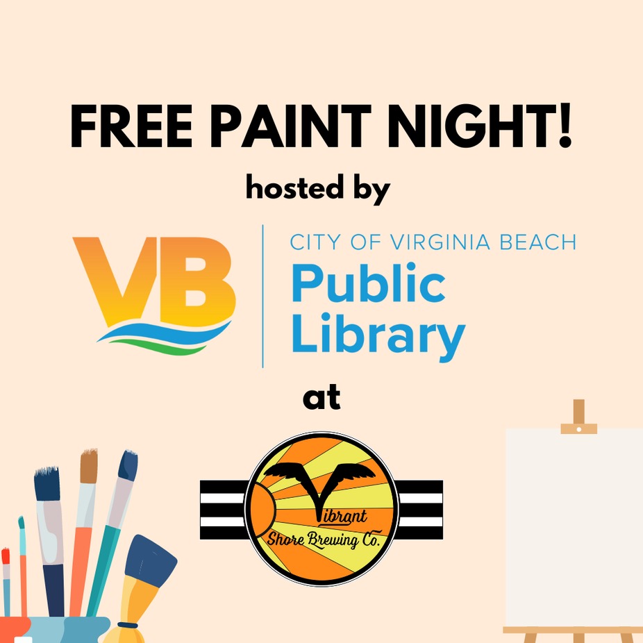 VBPL Tiny Canvas Paint Night event photo