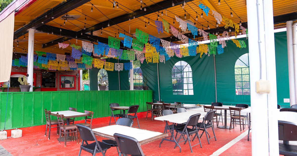 Exterior, seating space