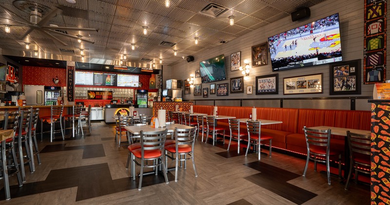 Interior, dining area