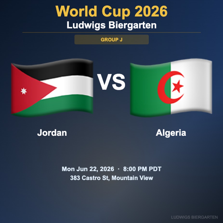 World Cup 2026: Jordan vs Algeria | Group J event photo