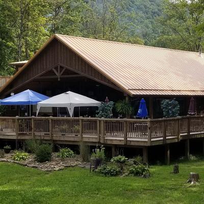 The restaurant building.