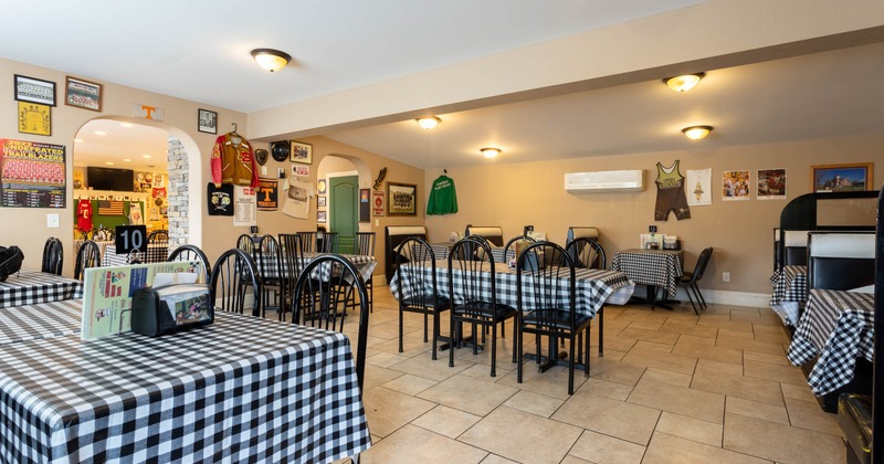 Interior, main dining area