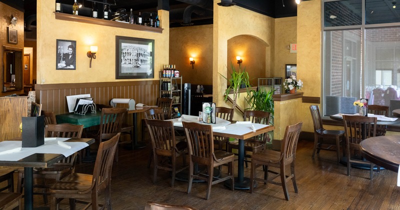 Interior, dining area