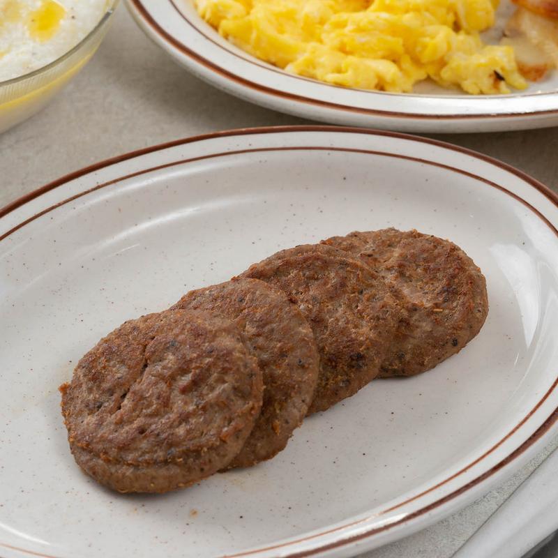 2 Eggs with Turkey Sausage Patties (4) & Toast photo