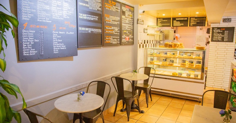 Two tables ready for guests