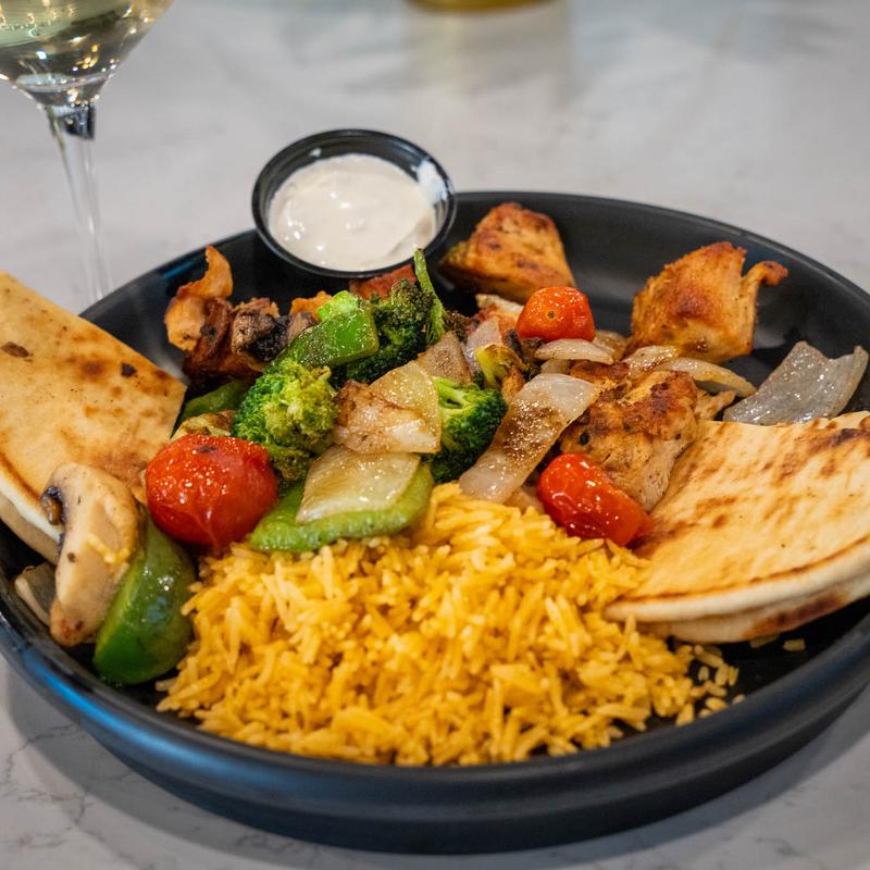 menu item 14 of 15, Chicken Kabob Platter