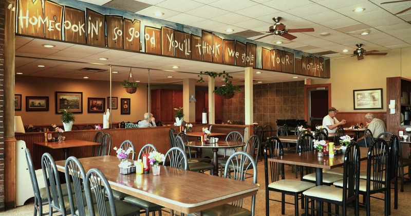 Interior, main dining area