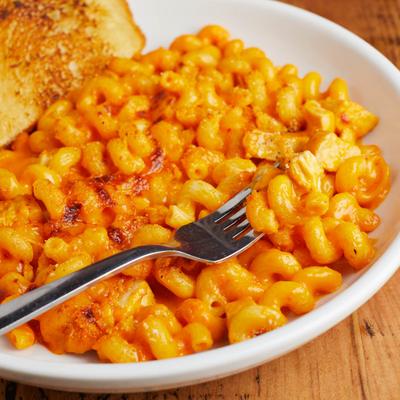 Buffalo Chicken Mac and Cheese.