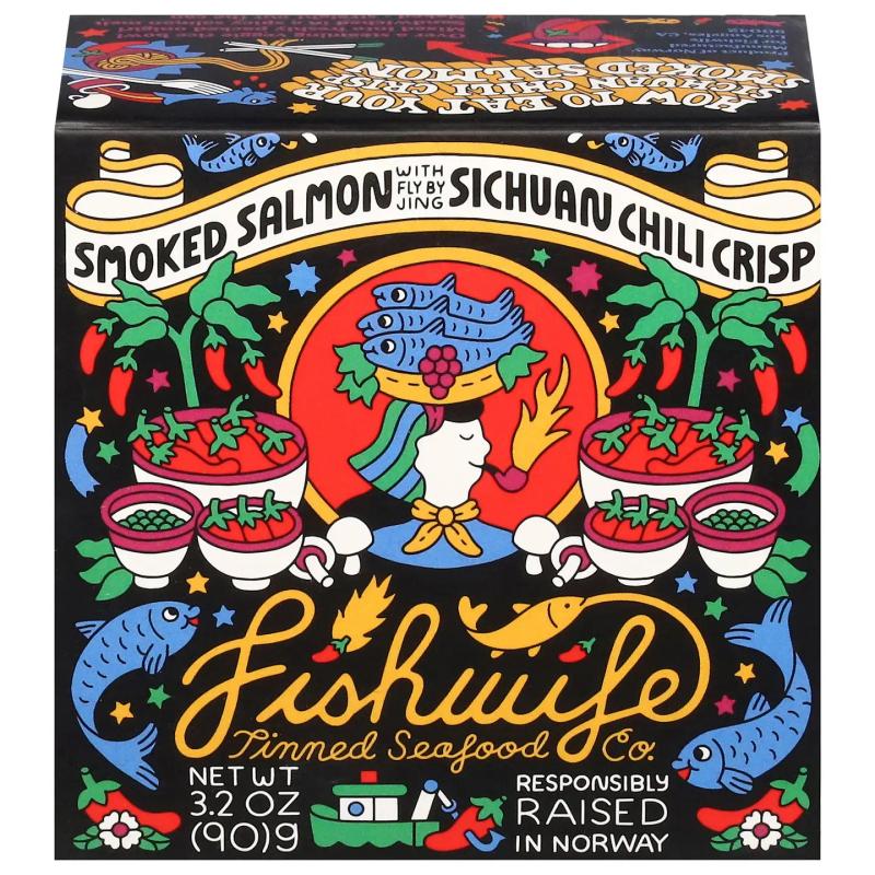 smoked chili crisp salmon photo