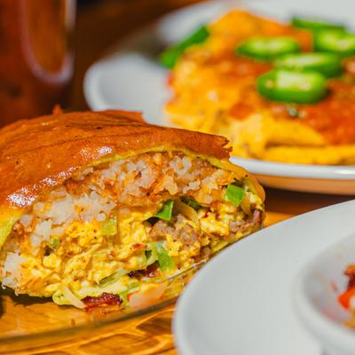 Breakfast burrito.