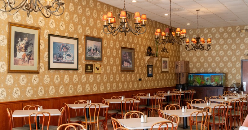 Interior, dining space