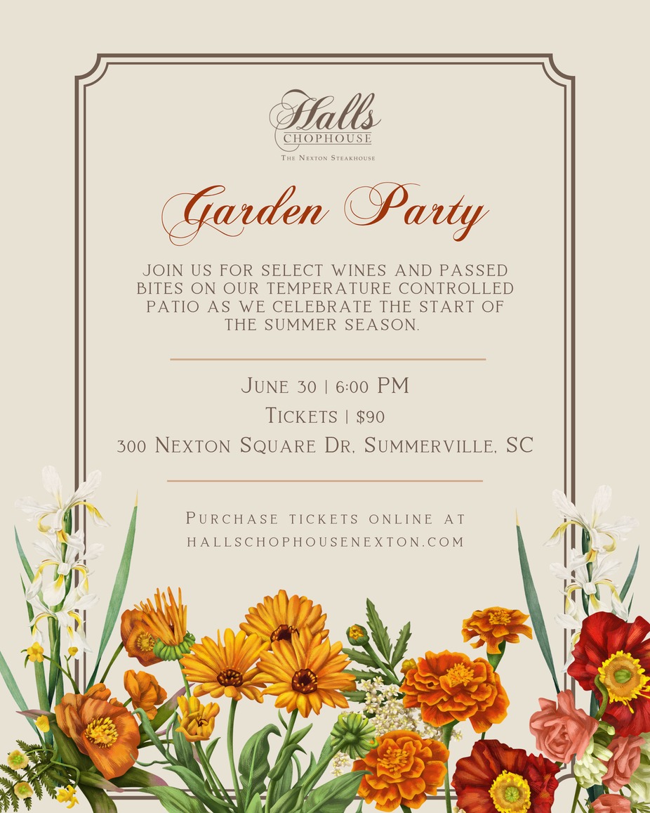 Garden Party Wine Tasting event photo