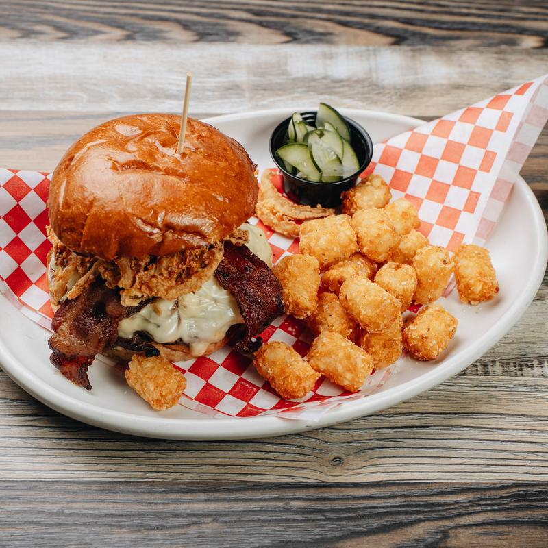 menu item 7 of 9, *Mushroom Burger