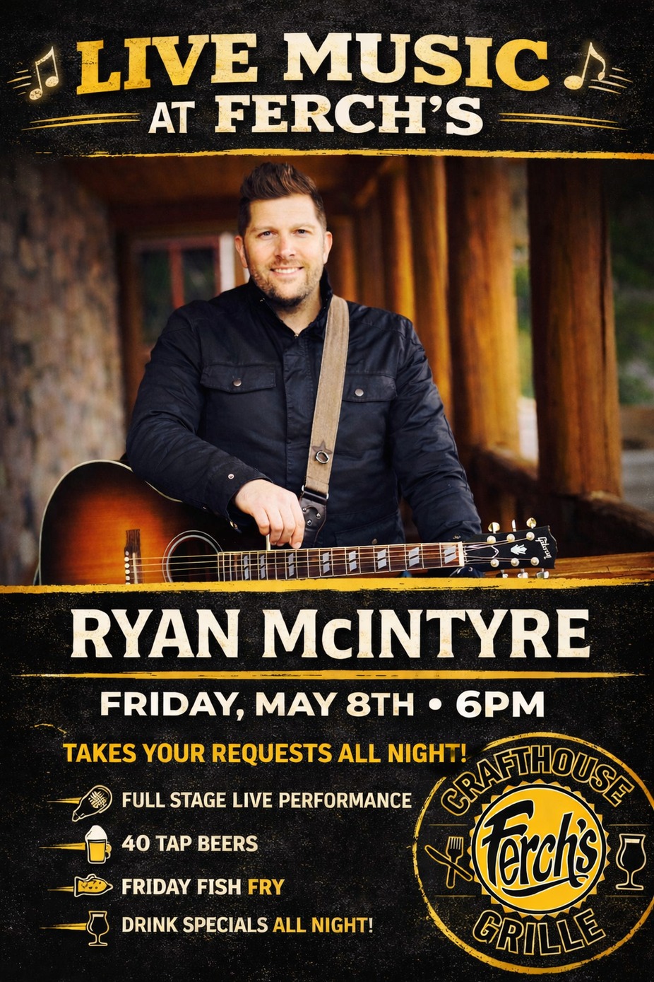 Live Music - Ryan McIntyre event photo