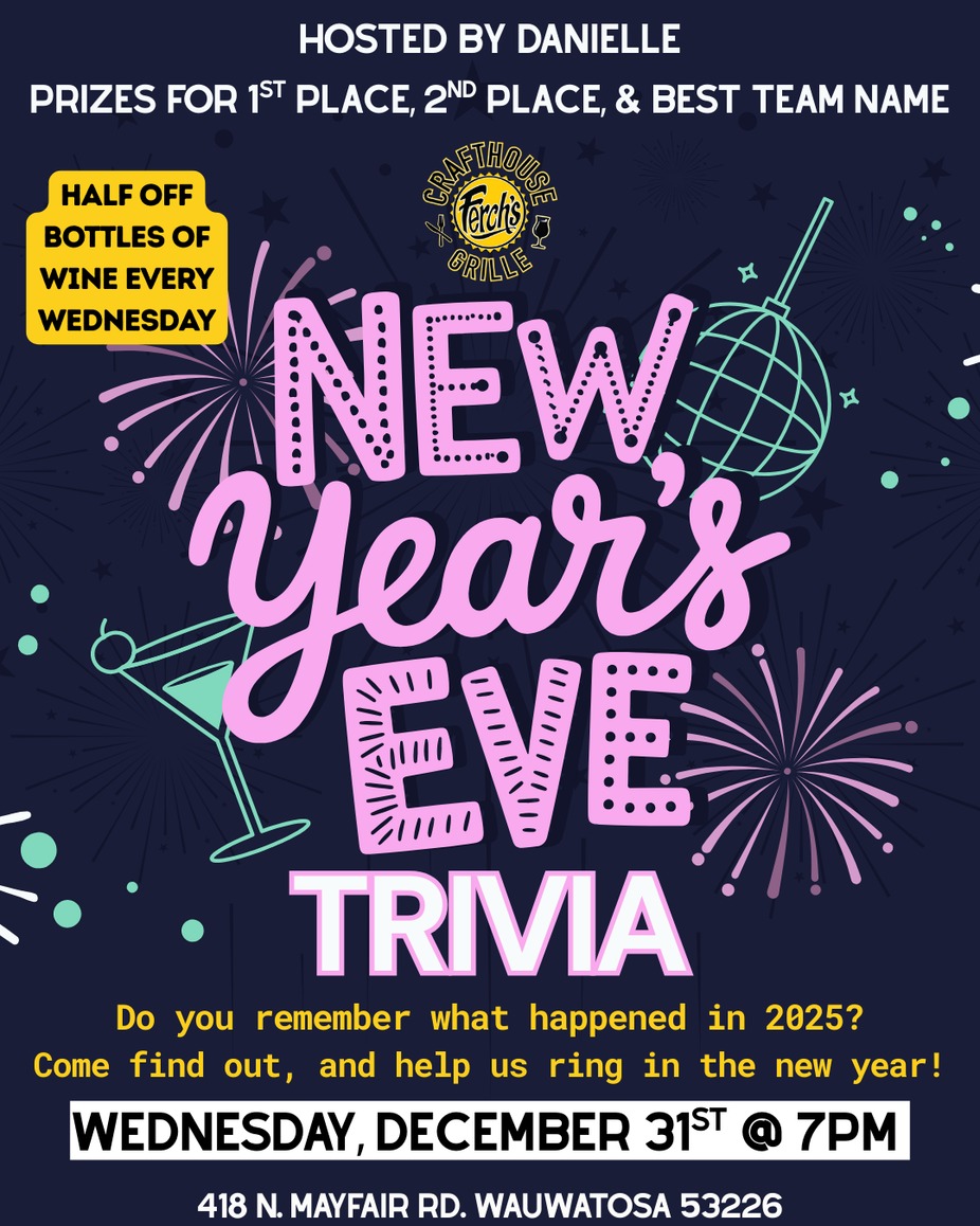 New Years Eve Trivia!! event photo