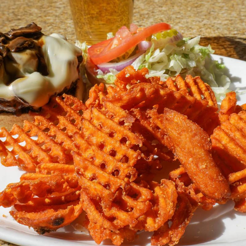 *Mushroom Swiss Burger photo